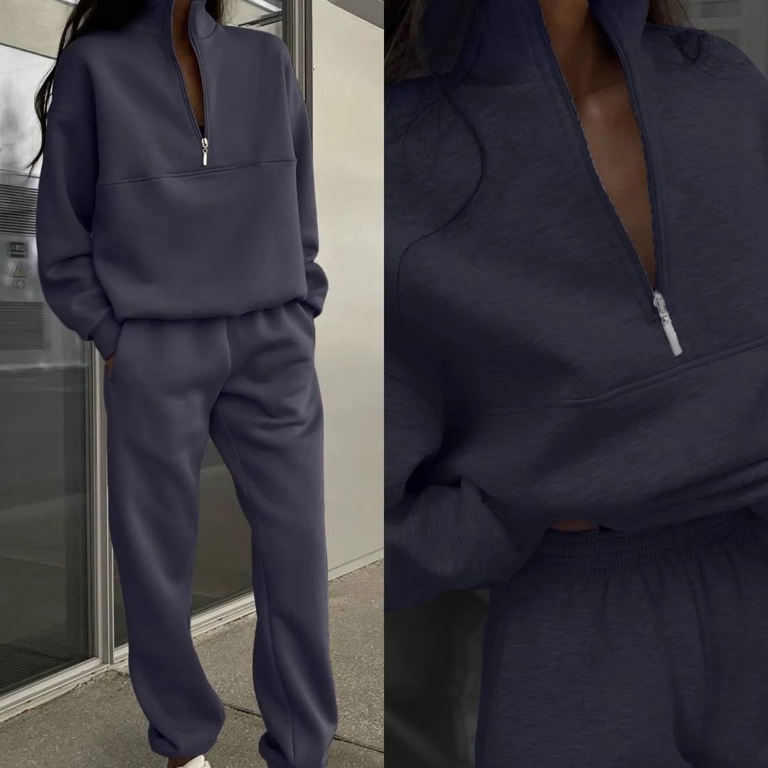 Rotimia Casual Sweatshirt and Trousers Two-piece Suit
