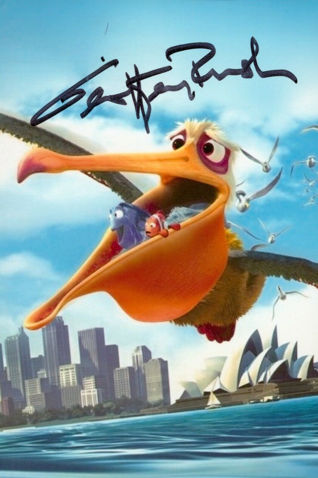 Geoffrey Rush Signed 6x4 Photo Poster painting Finding Nemo Shine Autograph Memorabilia + COA