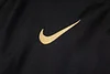 Joyfball 2024/2025 Barcelona Long Zipped Hat Style Jacket Black Football Jersey 1:1 Thai Quality