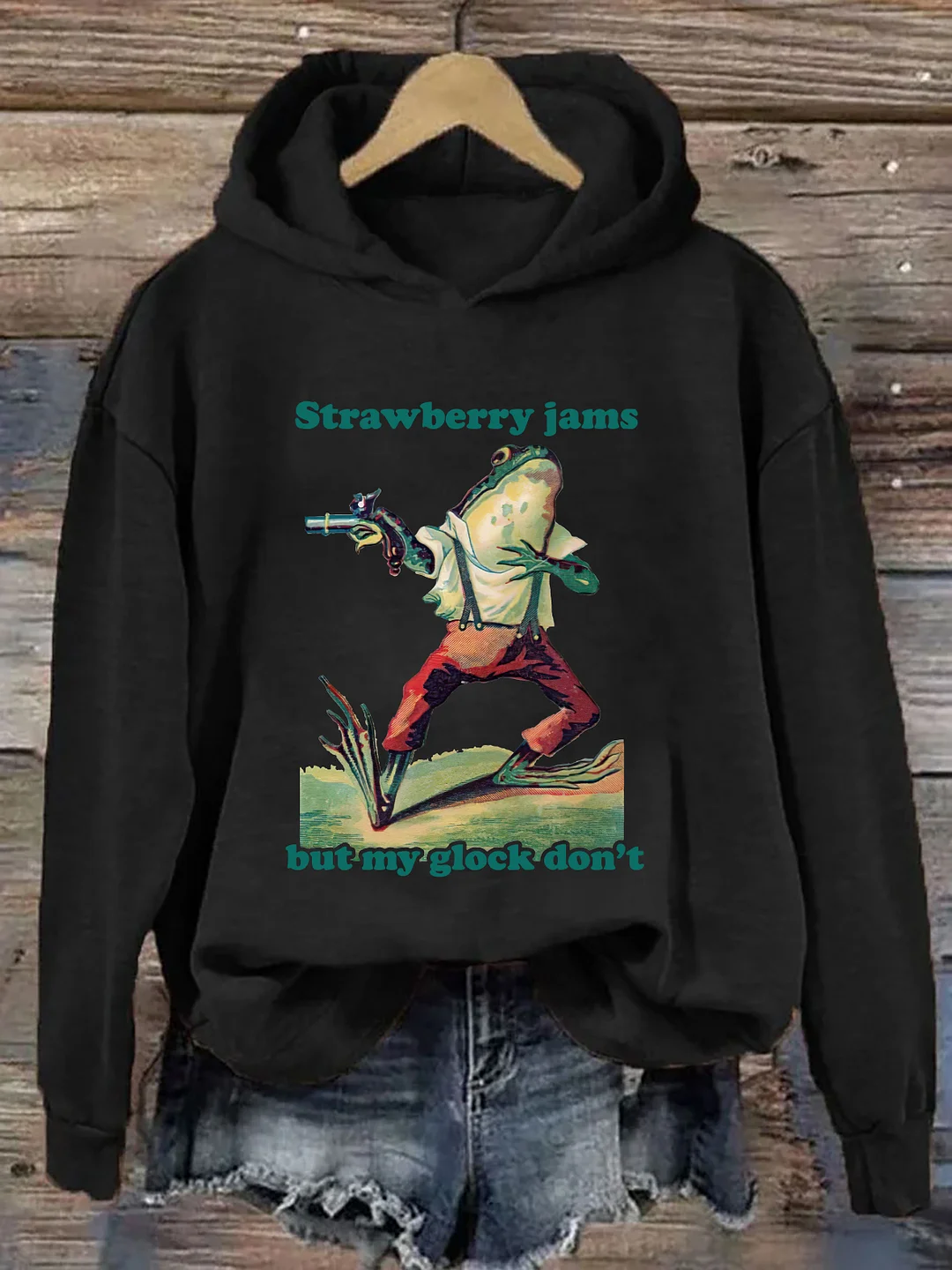 Strawberry Jams But My Glock Don't Hoodie