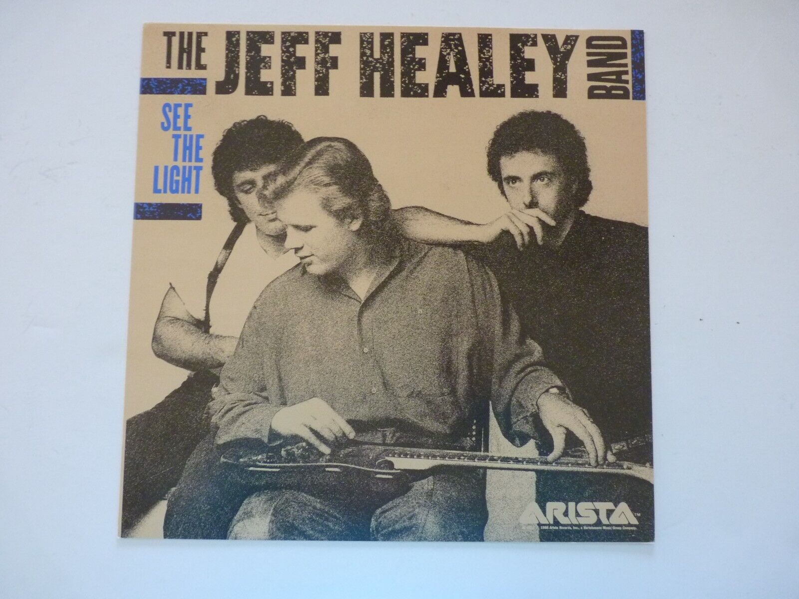Jeff Healey Band See The Light LP Record Photo Poster painting Flat 12x12 Poster