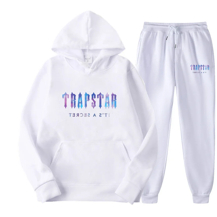 TRAPSTAR Hoodie Unisex Sweatshirt + Sweatpants Set