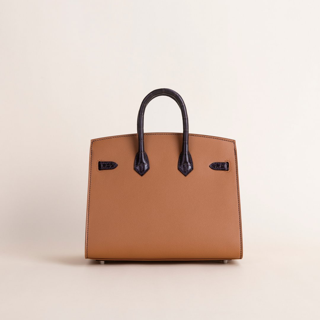 Birkin 20 Faubourg  Alligator/Epsom/Sombaero/Madame CK37 Gold PHW