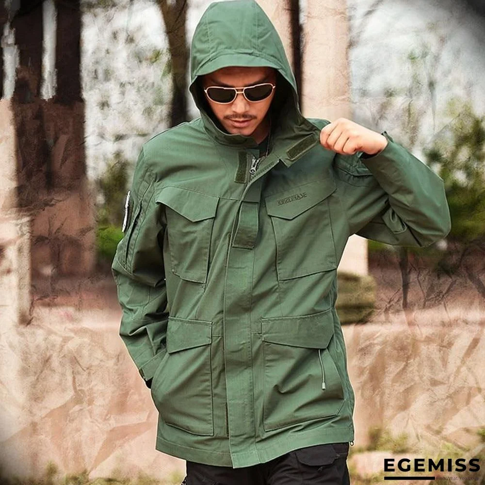 Brand Military Camouflage Male clothing US Army Tactical Men's Windbreaker Hoodie Field Jacket Outwear | EGEMISS