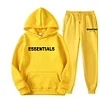 FEAR OF GOD ESSENTIALS Unisex Hoodie Casual 2 Piece Set
