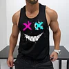  Devilish Graphic Tank Top for Men - Perfect for Fitness and Casual Wear by Inlyline