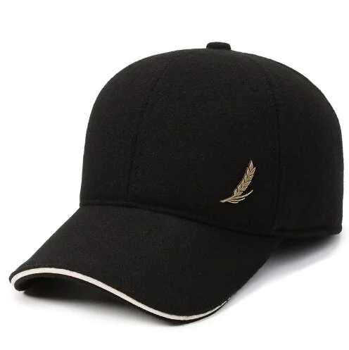 Luxury Designer Mens Basebsll Hats Autumn Winter Hat Middle Aged Fleece Snapback Peaked Cap Ear Protection Keep Warm Hat