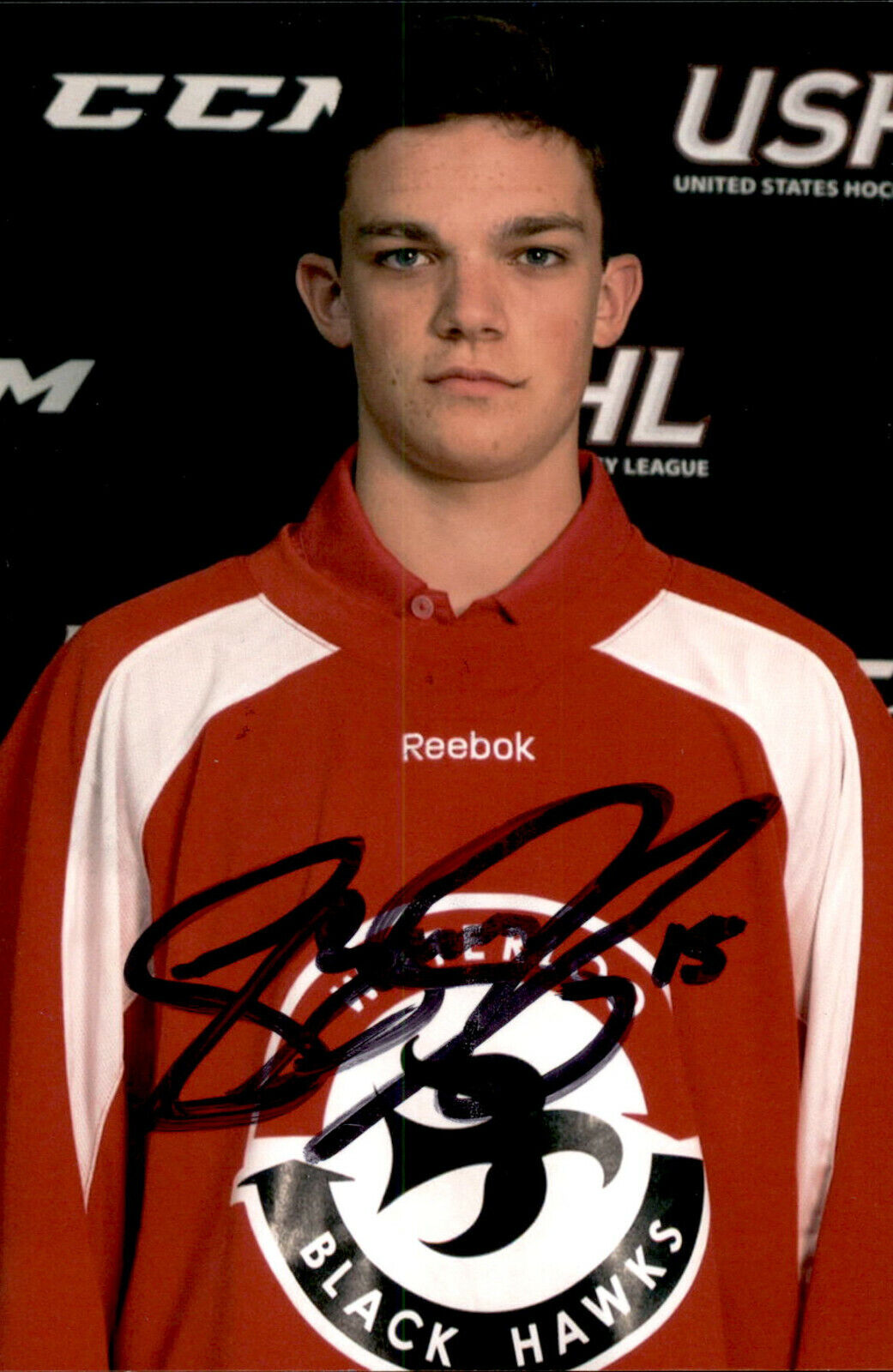 Shane Bowers SIGNED 4x6 Photo Poster painting TEAM CANADA BOSTON UNIVERSITY COLORADO AVALANCHE 5