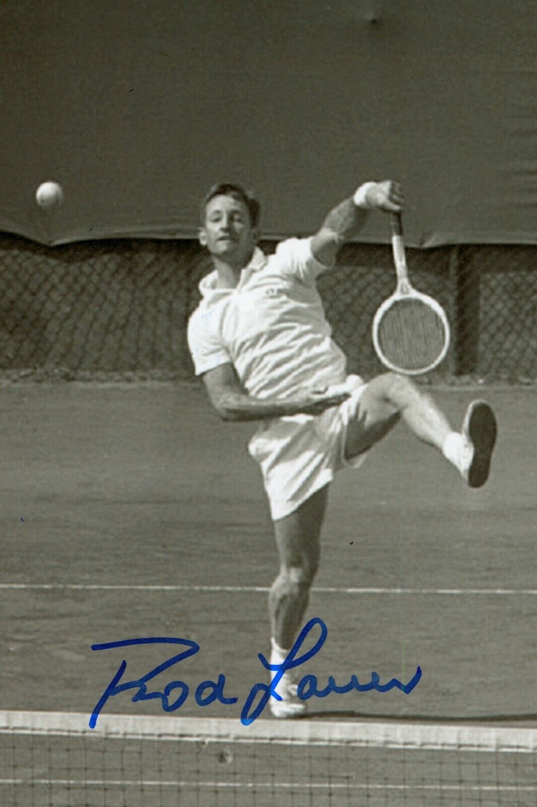 Rod Laver Signed 6x4 Photo Poster painting Wimbledon Tennis Grand Slam Autograph Memorabilia COA