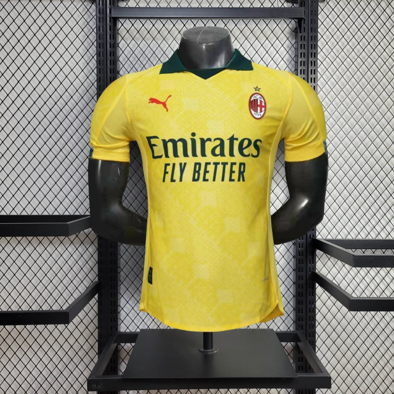 2025-2026 Player Version AC Milan Third Aaway Football Shirt 1:1 Thai Quality- Maxi Kit