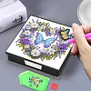 Heart Butterfly Diamond Painting Memo Pad Holder Mosaic Kit for DIY Art Craft