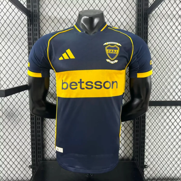 2025-26 new season-Boca's home full advertising jersey-player version