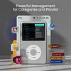 Retro MP3 MP4 Player with Bluetooth, HiFi Sound & 35H Battery Life