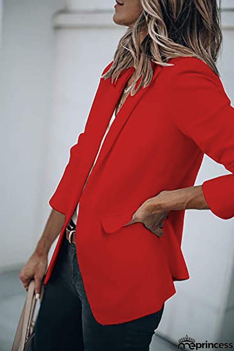 Casual Turndown Collar Coat