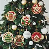 6pcs/set DIY Diamond Special Shape Pearl Art Hanging Wooden Christmas Tree Ornament Kit