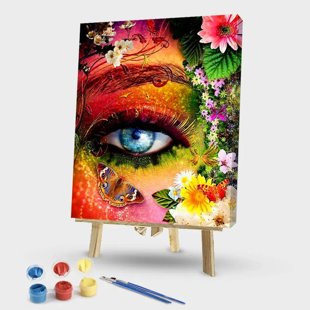 Flowers Eye - Paint By Number(40*50cm)