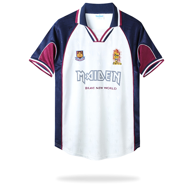 Retro Iron Maiden x West Ham 1999-01 Away Jersey