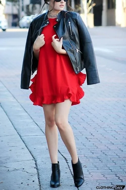 Zipper Slim Leather Jackets