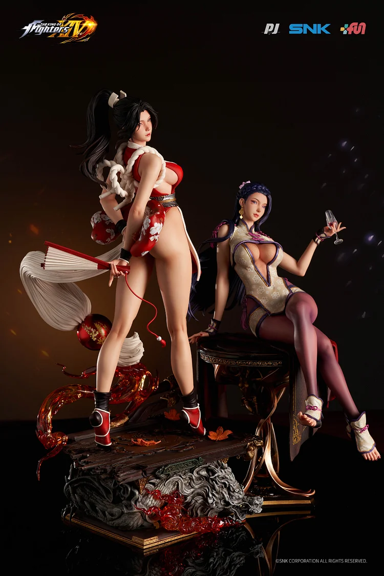 PIJI Studio - Mai Shiranui & LUONG Licensed BZHW016 & LUONG017 1/4 Statue(GK) (Adult 18+)-