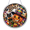 Diamond Painting 2D Flat Halloween Pumpkin Theme Pendant Home Wall Decoration