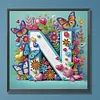 Butterfly Flower N 5D Partial Drill DIY Diamond Painting Kit 30*30cm