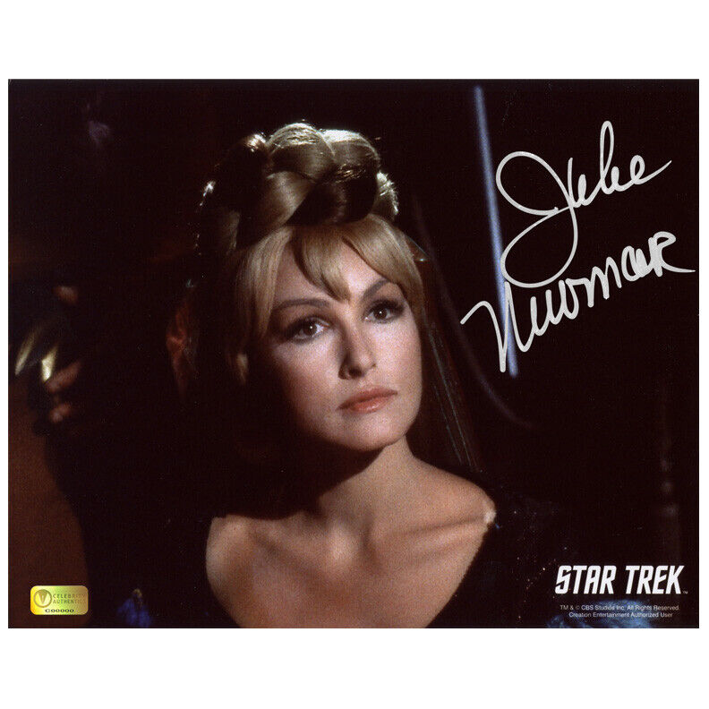 Julie Newmar Autographed Star Trek Eleen 8x10 Photo Poster painting