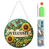 Welcome Sunflower Double Sided - 5D DIY Pendant