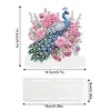 Acrylic Peacock 5D DIY Diamond Art Paper Towel Storage Rack Decor for Home Decor