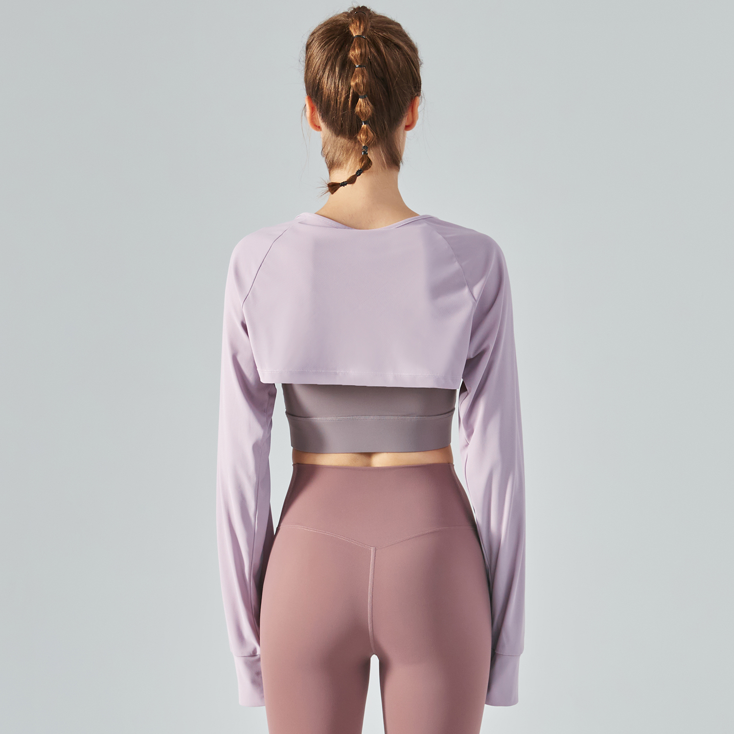 Different types Pink Purple of long sleeve sun-protective shawl lightweight thin outer cardigan shirt online shopping on Hergymclothing
