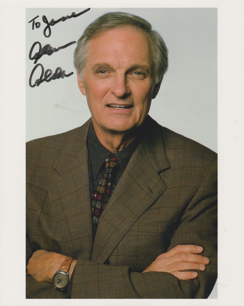 Alan Alda Signed Autographed 'To Jane' Glossy 8x10 Photo Poster painting - COA Matching Holograms