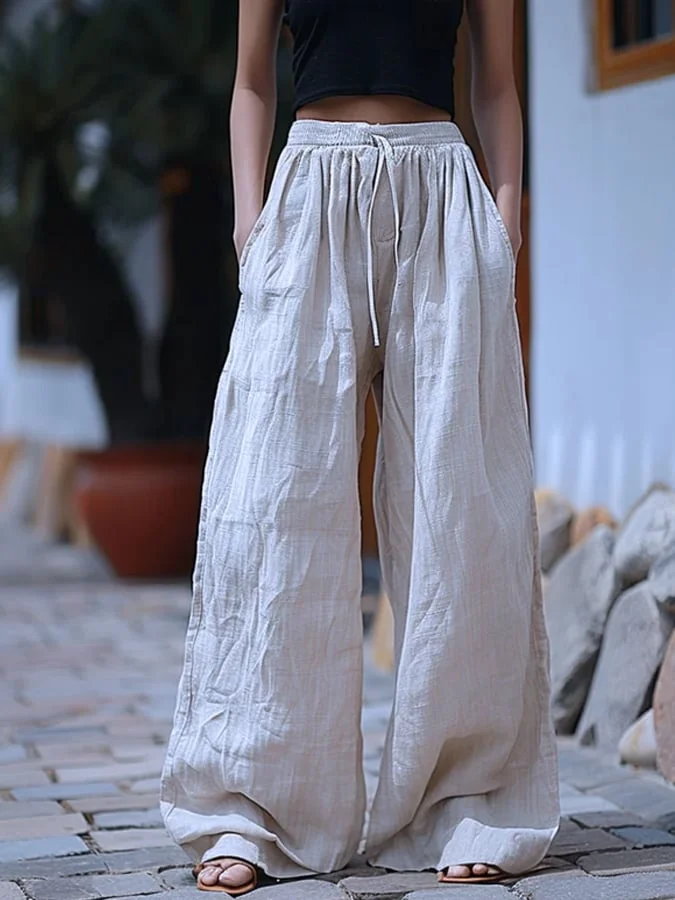 New Spring And Summer Dragging Trousers Female Model