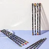 Stylo de Peinture au Diamant 4 / 12Pièces Auto-Adhésif avec Taille-crayon