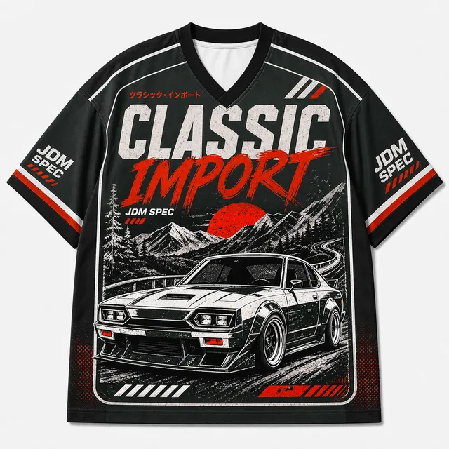 Techwear JDM Racing 006 SINGLE V2 Short Sleeve Jersey