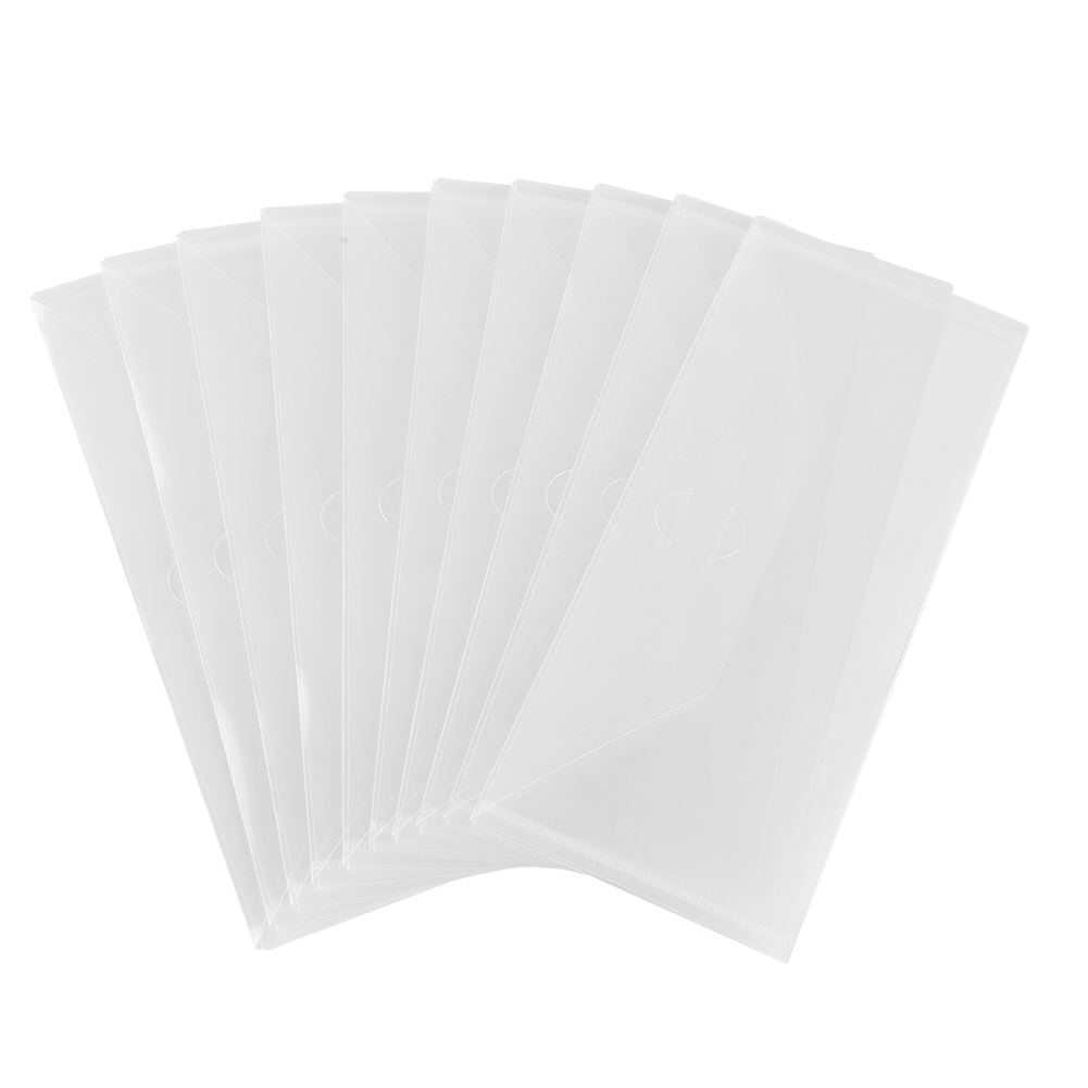 

24x10cm 10pcs Transparent Mould Stamp Storage Bags Seal Cutting Die Holder, 501 Original