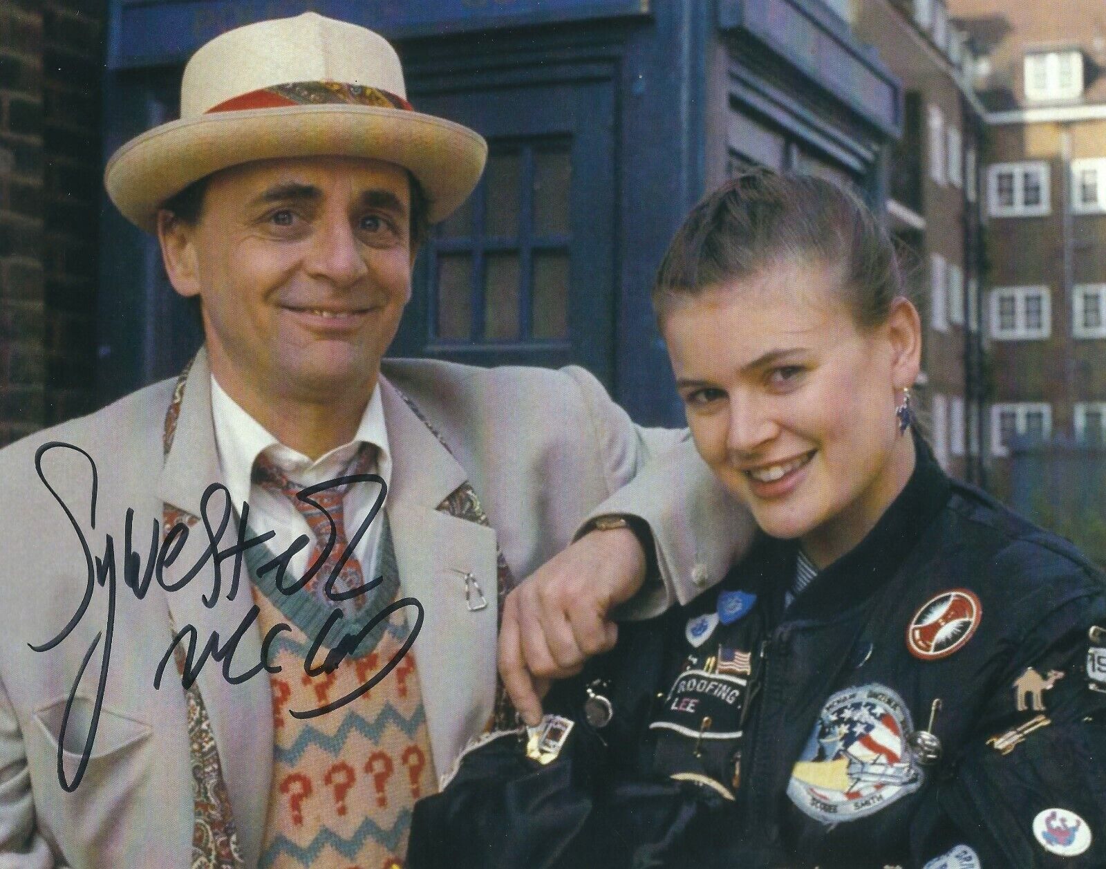 SYLVESTER McCOY SIGNED 8x10 DR WHO Photo Poster painting - UACC & AFTAL RD AUTOGRAPH