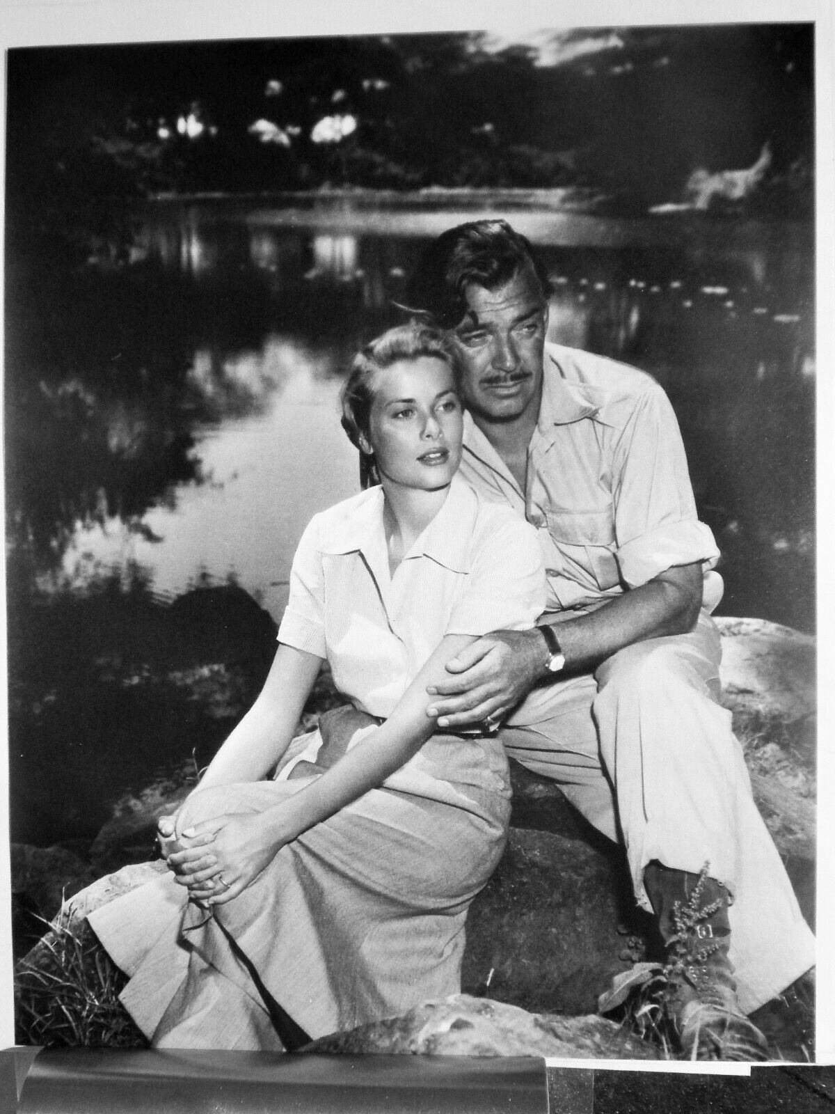 GRACE KELLY/ CLARK GABLE/ JAMES DEAN (1956) MOVIE Photo Poster painting (1974 reprint)