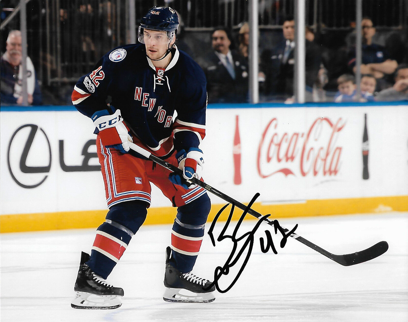 New York Rangers Brendan Smith Autographed Signed 8x10 Photo Poster painting COA B