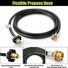 Propane Adapter Hose LP Tank 1lb To 5-20lb Converter for QCC1 Type1 Gas Grill