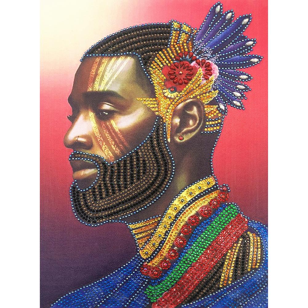 

30*40CM-Man-Special Shaped Diamond Painting, 501 Original