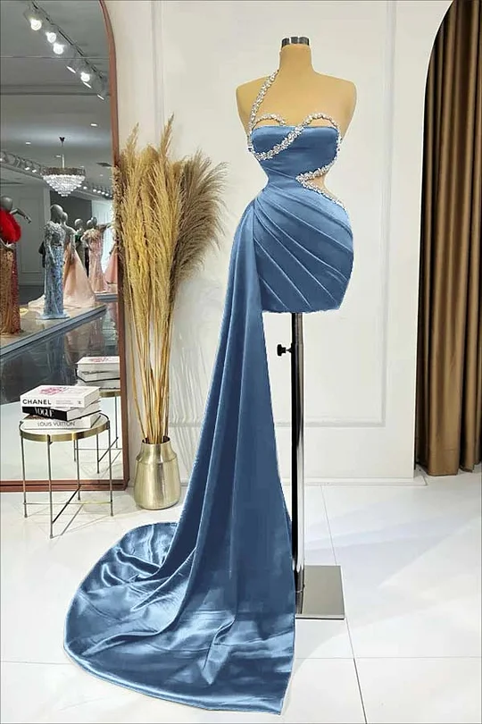 sachin and babi light blue dress Homecoming Dresses UK Sale, Cheap Short Homecoming Dresses Online main image 0