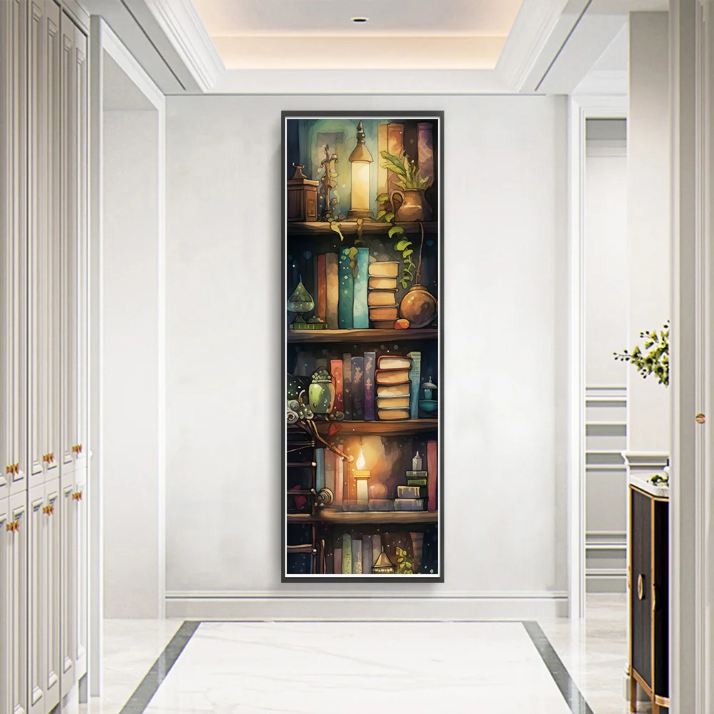 11CT Full Stamped Cross Stitch - Book(Canvas|30*80CM)