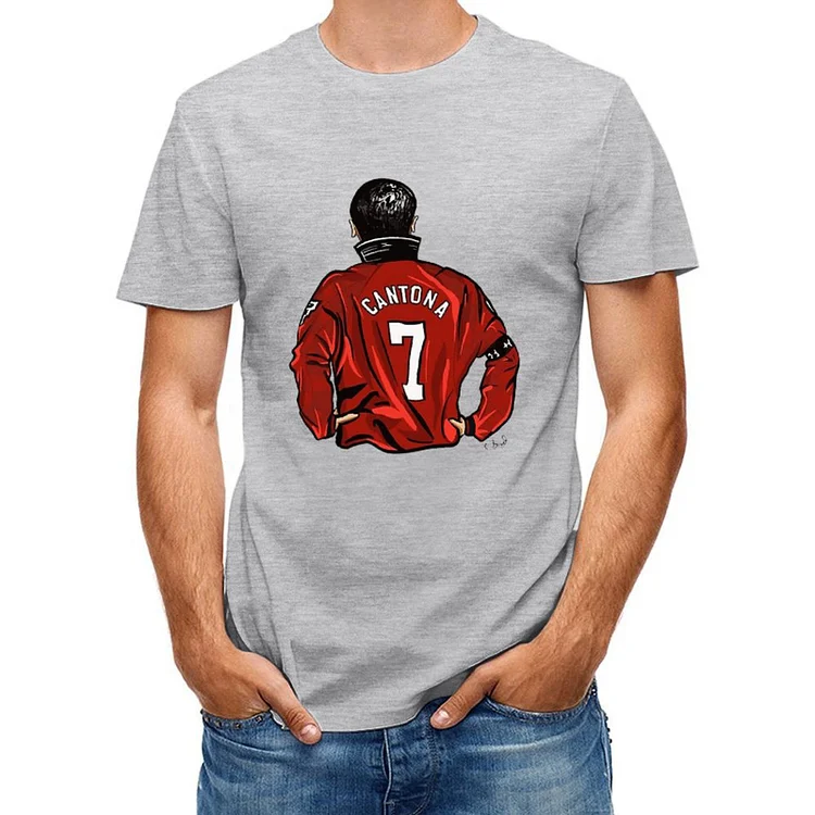 Manchester United Cantona Inspired Short Sleeve Soccer Culture Tee