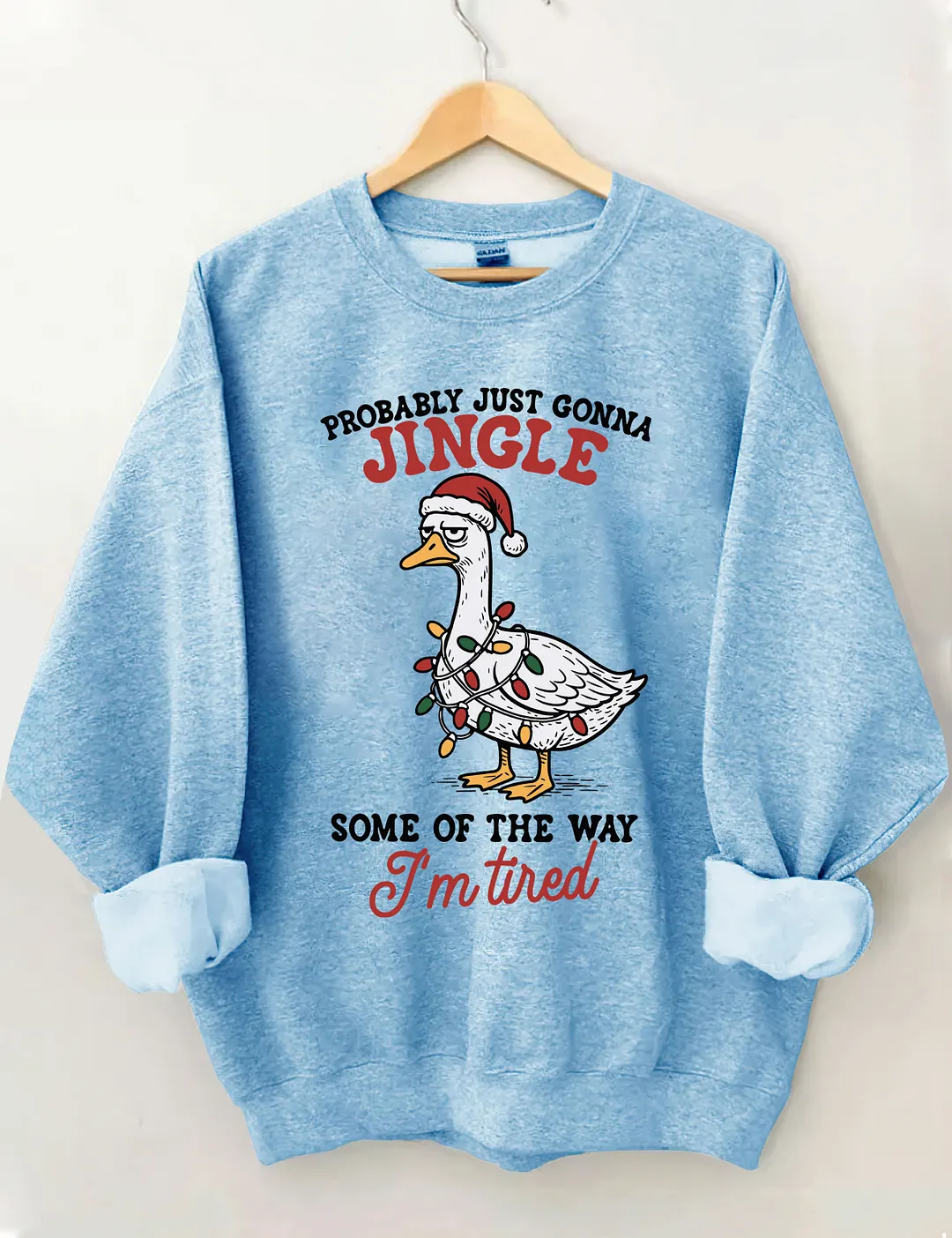 Funny Sarcastic Christmas Goose Sweatshirt