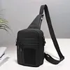 Multifunctional Chest Bag Crossbody Sling Bag for Cycling Hunting (Black)