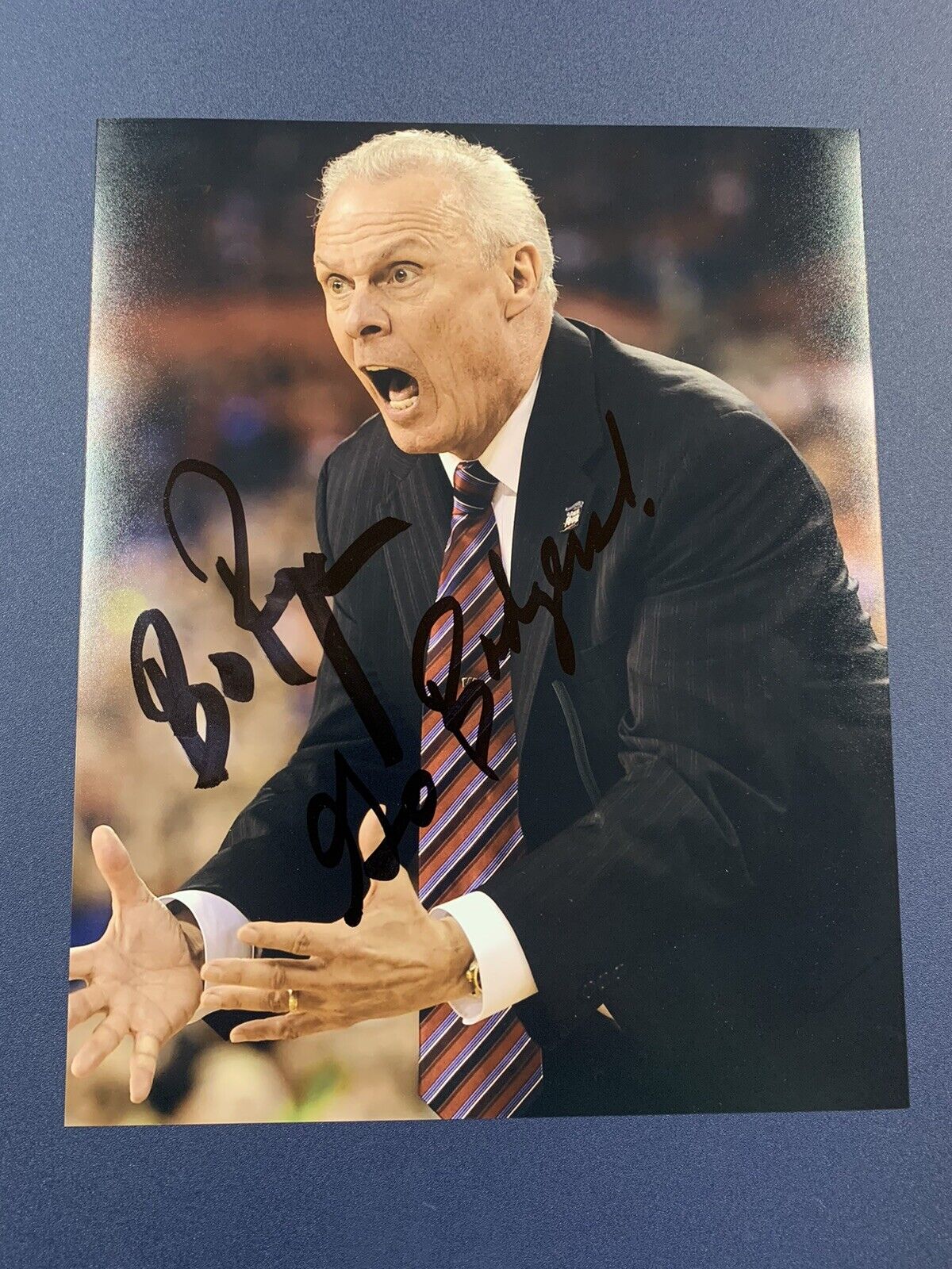 BO RYAN SIGNED 8x10 Photo Poster painting WISCONSIN BADGERS BASKETBALL HEAD COACH AUTOGRAPH COA