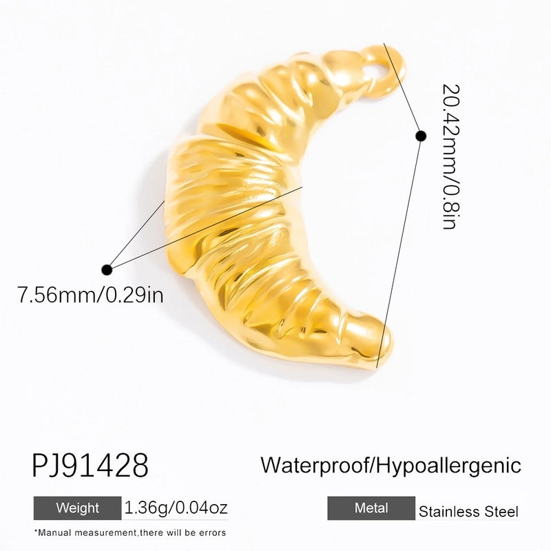 1 Piece 304 Stainless Steel Heart Shape Flower Butterfly Pendant Jewelry Accessories