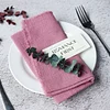 42 x 42cm Gentle Wedding Event Resturant Raw Edge Napkins