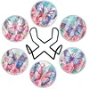 [Upgrade]6pcs/set DIY Diamond Painting Waterproof Case Classic Butterfly Coaster Gift Decor Set