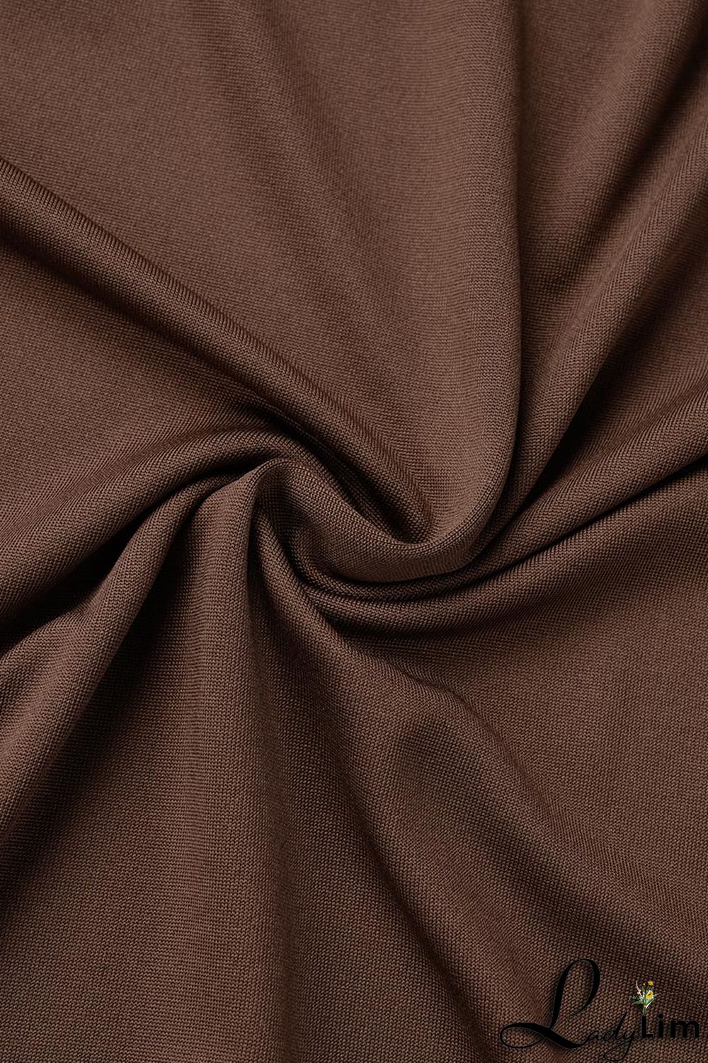 Dark Brown Sexy Solid Patchwork Spaghetti Strap One Step Skirt Plus Size Dresses