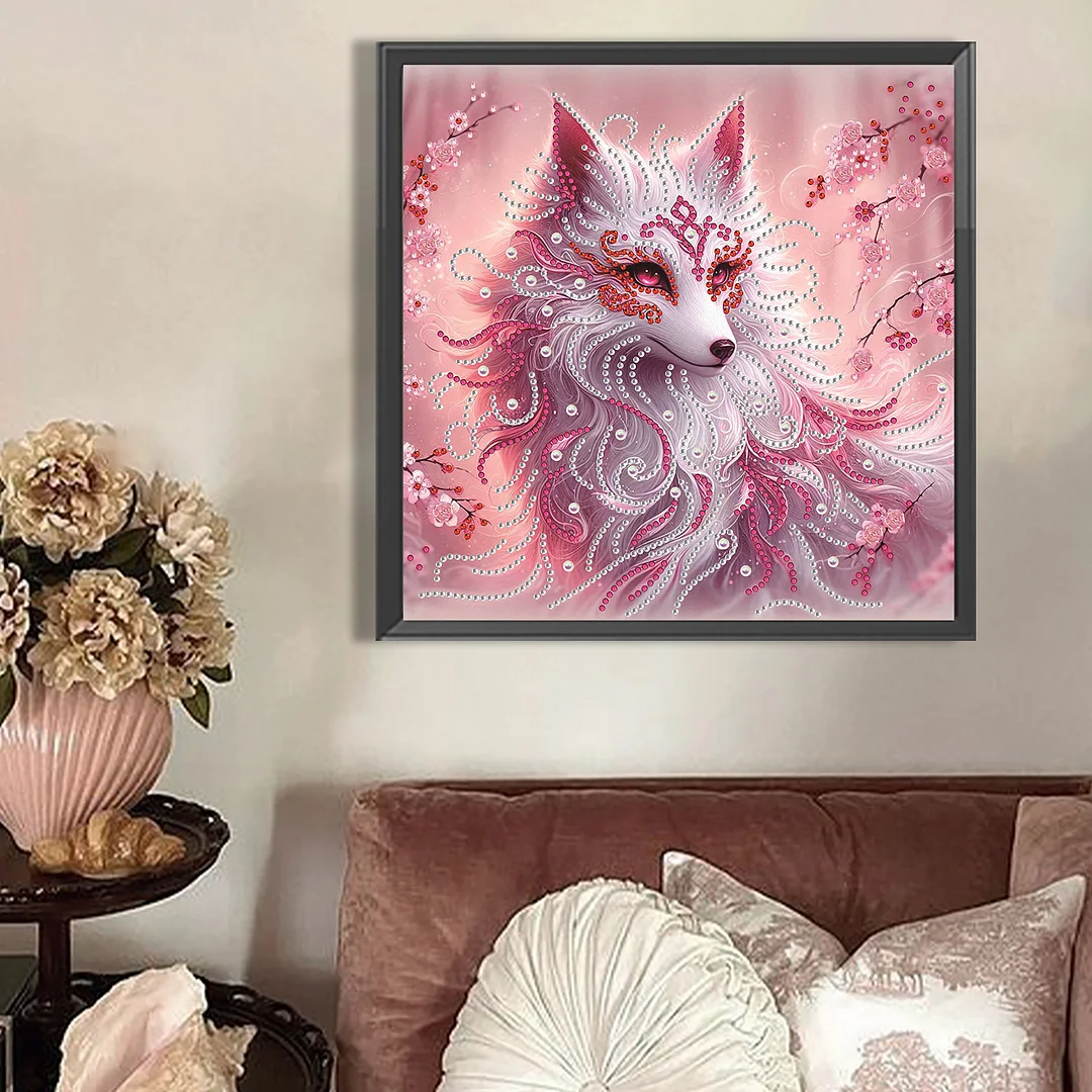 Fox - Partial Special Shaped Drill Diamond Painting Kits (Canvas|30*30cm)
